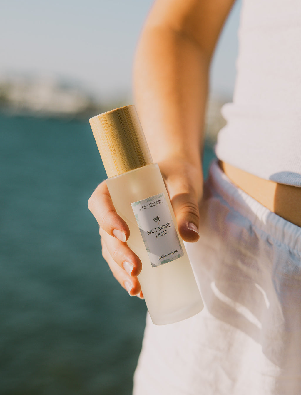 Salt-Kissed Lilies Room & Linen Spray