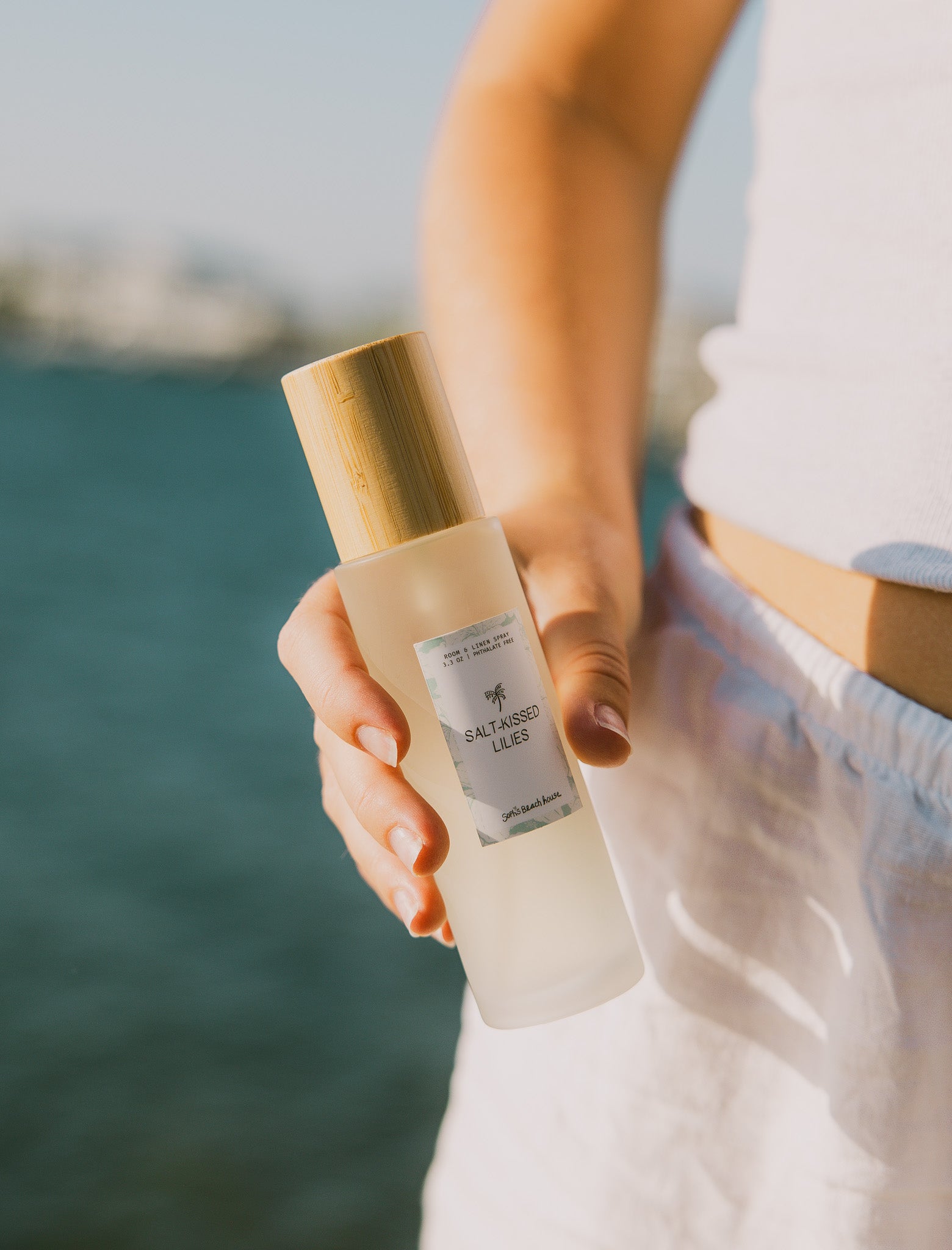 Salt-Kissed Lilies Room & Linen Spray