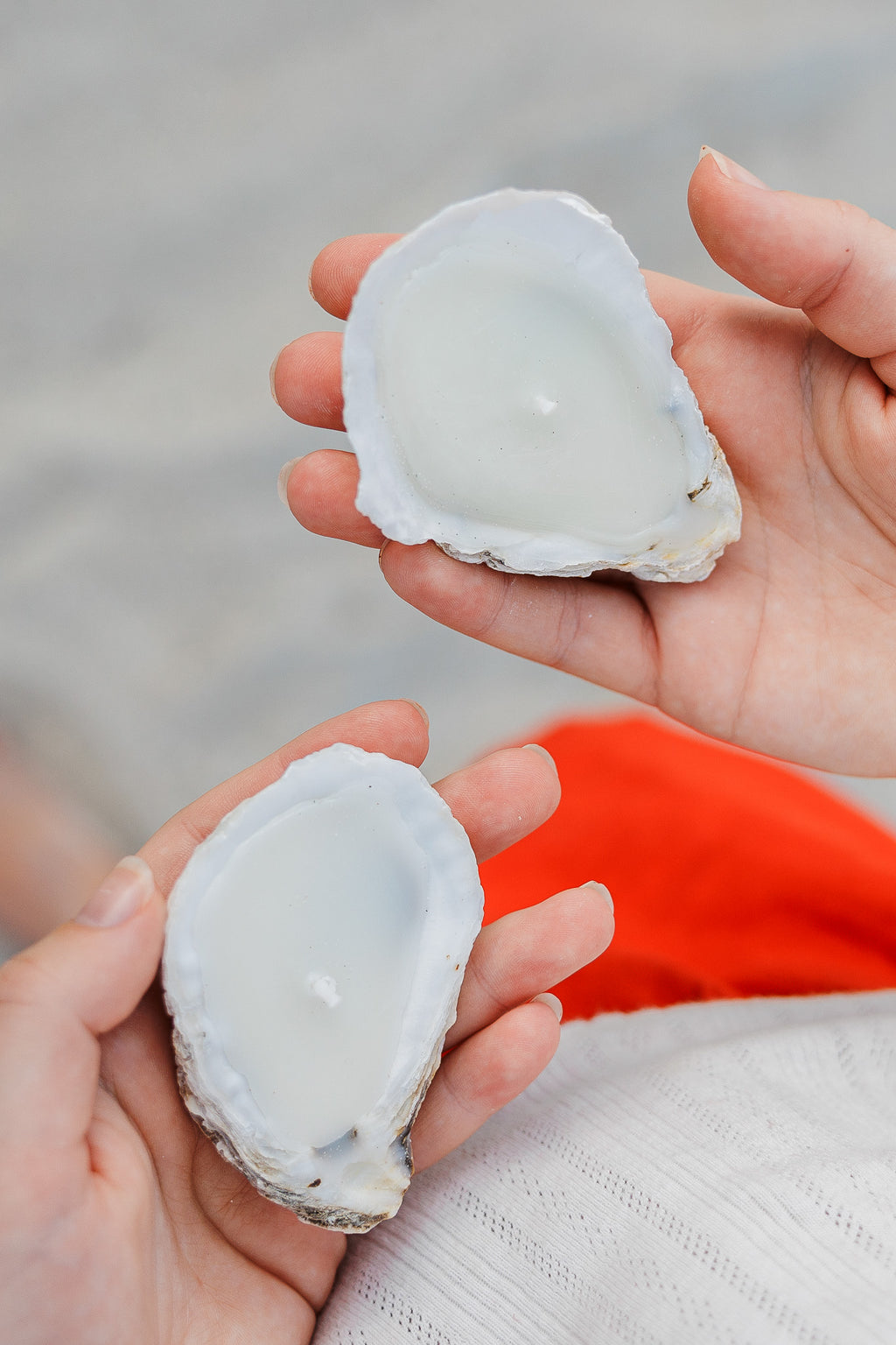 Oyster Shell Candles | Set of 3
